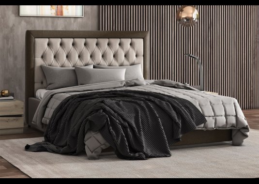  Кровать интерьерная Мартина 1600 *2000 на  металлокаркасе - фото
