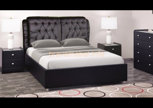 Кровать интерьерная Монте 1600*2000 на металлокаркасе - фото