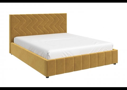 Кровать интерьерная Нельсон 1600 на металлокаркасе - фото