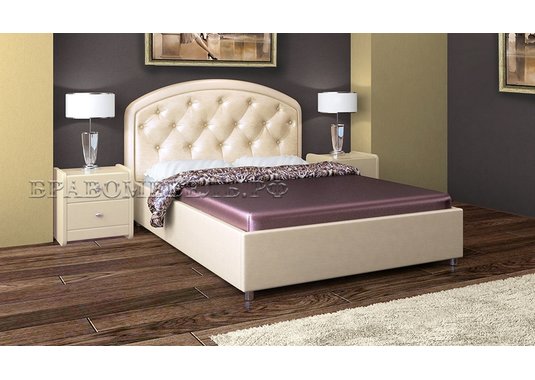Кровать интерьерная Ванесса 1400 на  металлокаркасе - фото